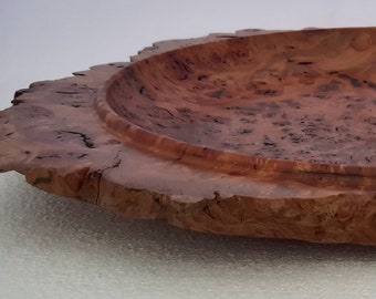 New Zealand Handmade Wood turned bowl, Red Beech Burl