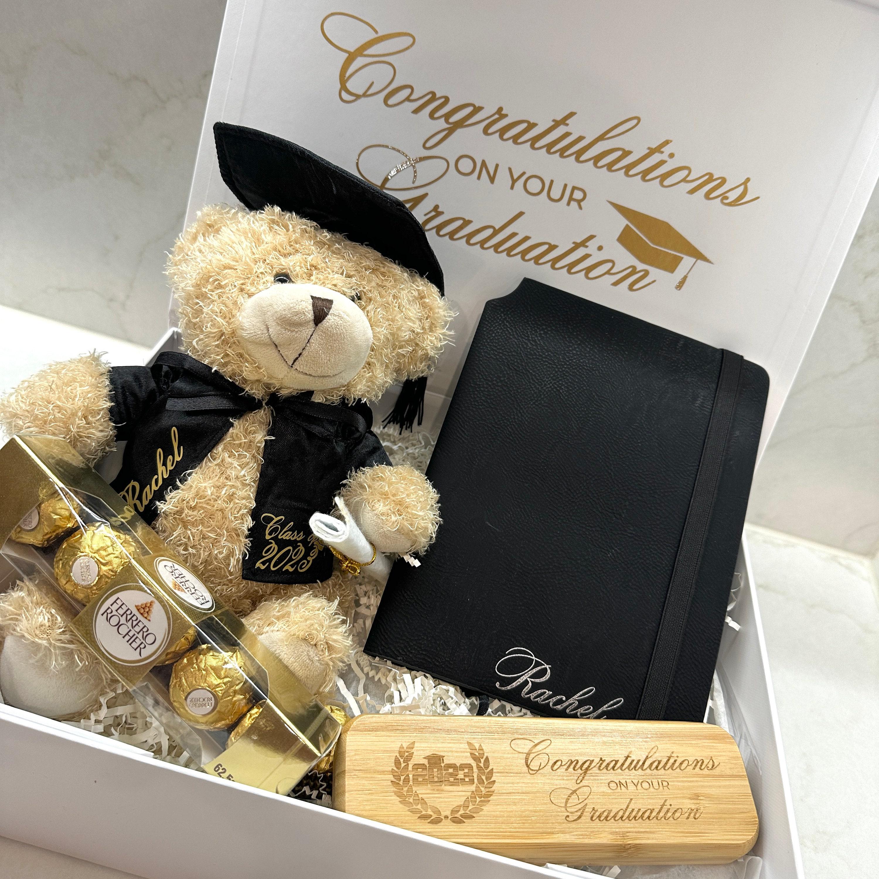 Personalized Graduation Teddy Bear - Custom Text/Photo, 8 Inch With Cap & Diploma, Graduation Gift For Her Or Him - View #12