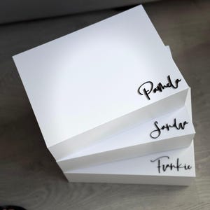 Personalized Magnetic Gift Box: Luxury Proposal Box, Bridal Party image 7