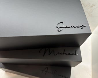 Personalized Magnetic Gift Box: Luxury Proposal Box, Bridal Party