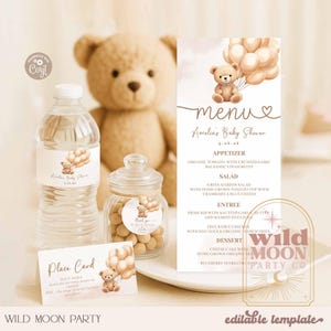 Nous pouvons attendre une fête prénatale crème beige crème pour bébé