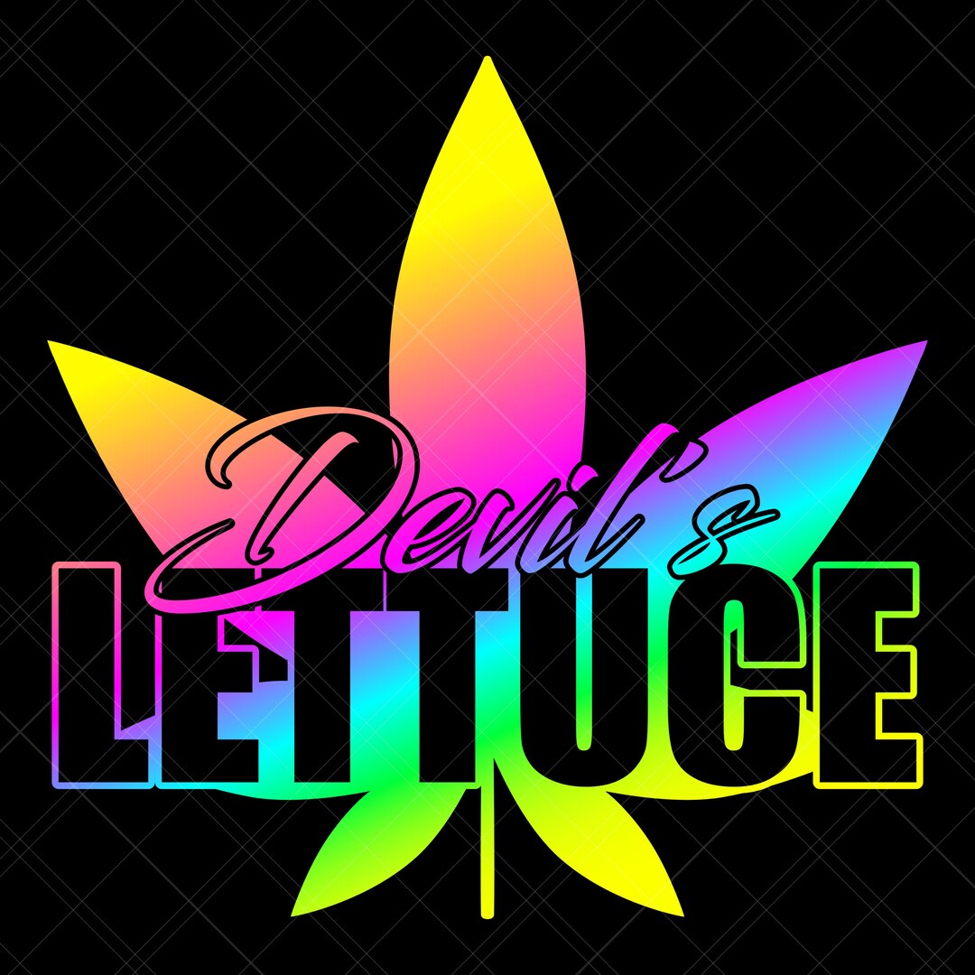 Devils Lettuce SVG PNG EPS Digital Download Print Cut Files - Etsy