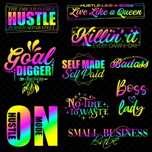 Business Entrepreneur Quotes Funny Bundle SVG PNG EPS Digital Download Print Cut Files