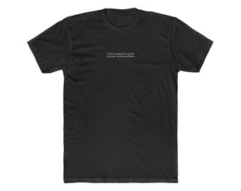 Boyfriend Tee Men's Cotton Crew Tee