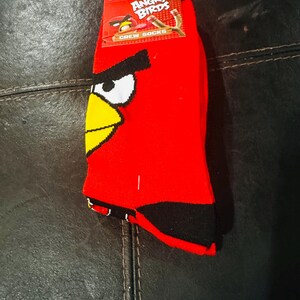Angry Birds 3-Pack Socks | Fun and Cozy Cartoon Character Socks for Adults & Kids | Comfortable Novelty Gift Idea for Angry Birds Fans