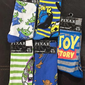 To Infinity and Beyond: Toy Story Character Socks