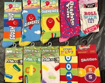 Candy Crush Socks | Sweet Treats for Candy Lovers' Feet | Fun & Colorful Design