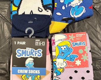 Smurfette Style Whimsical Smurf-Inspired Socks!