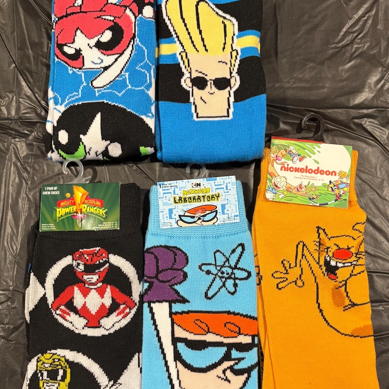 Classic Cartoon Socks - Etsy