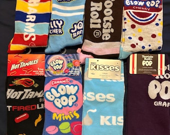 Candy Crush Socks | Sweet Treats for Chocolate Lovers' Feet | Fun & Colorful Design