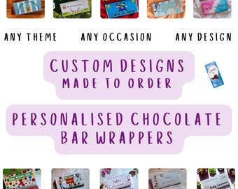 Personalised Chocolate Bar Wrappers Custom Chocolate Bars Personalised Wrappers Aldi Chocolate Bar Aldi Chocolate Wrapper Themed Chocolates