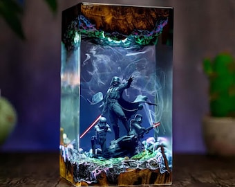 Darth Vader Hologram LED Star Wars Desk Lamp with Remote