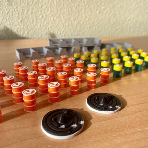SETI Brettspiel Deluxe Upgrade | 65 Stück | 3D gedruckte Token & Tile Ständer Bild 9