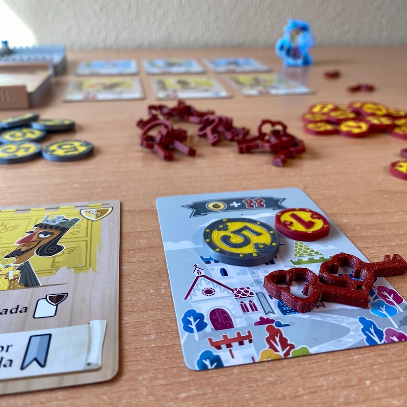 Uppgraderingskit för brädspelet Castle Combo | 100 lyxpoletter | 3D-utskrivna tillbehör bild 11