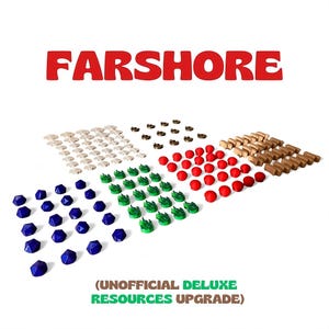 Farshore Board Game - x142 Gettoni Risorsa [Non Ufficiale]