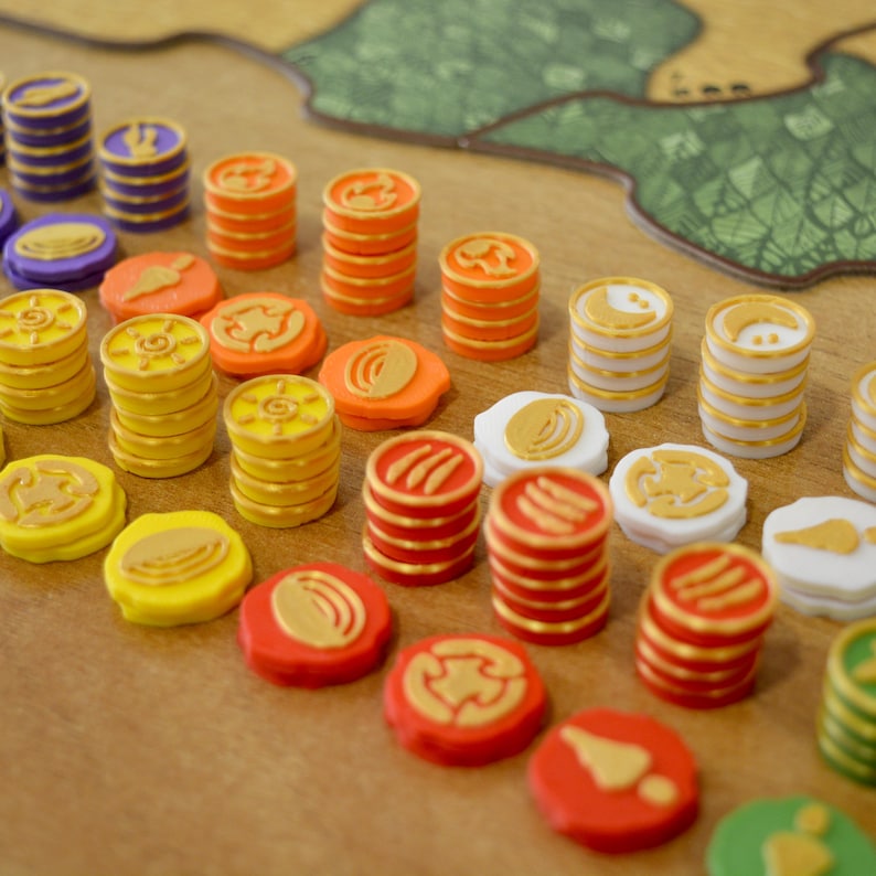Spirit Island Deluxe Tokens | 320pc Upgrade Kit | 3D Printed Pieces | Compatible All Expansions image 10