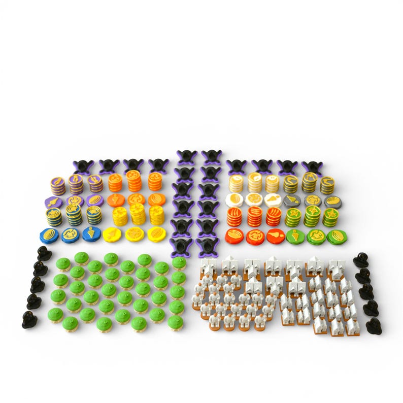 Spirit Island Deluxe Tokens | 320pc Upgrade Kit | 3D Printed Pieces | Compatible All Expansions image 4