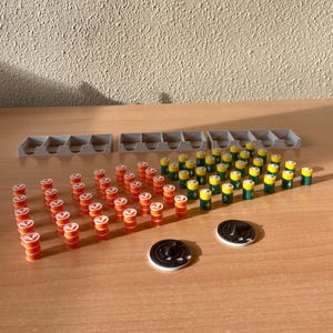 SETI Brettspiel Deluxe Upgrade | 65 Stück | 3D gedruckte Token & Tile Ständer Bild 10