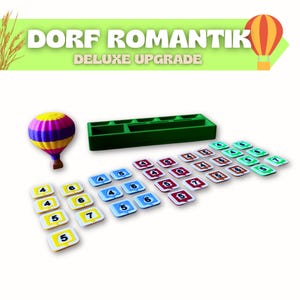 Paquete de mejora de lujo de Dorf Romantik [x35 piezas], juego de Dorf Romantik, fichas de lujo de Dorf Romantik, juego de mesa de Dorf Romantik [no oficial]