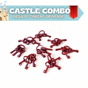 Uppgraderingskit för brädspelet Castle Combo | 100 lyxpoletter | 3D-utskrivna tillbehör bild 7