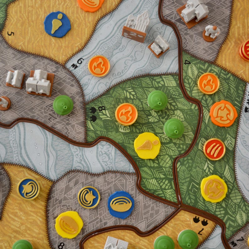 Spirit Island Deluxe Tokens | 320pc Upgrade Kit | 3D Printed Pieces | Compatible All Expansions image 12