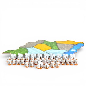 Spirit Island Deluxe Tokens | 320pc Upgrade Kit | 3D Printed Pieces | Compatible All Expansions ENEMY PACK
