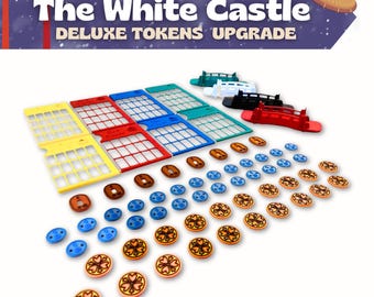 The White Castle Game [x65 pieces], The White Castle, The White Castle Board Game, White Castle Tokens, White Castle Upgrade [Unofficial]