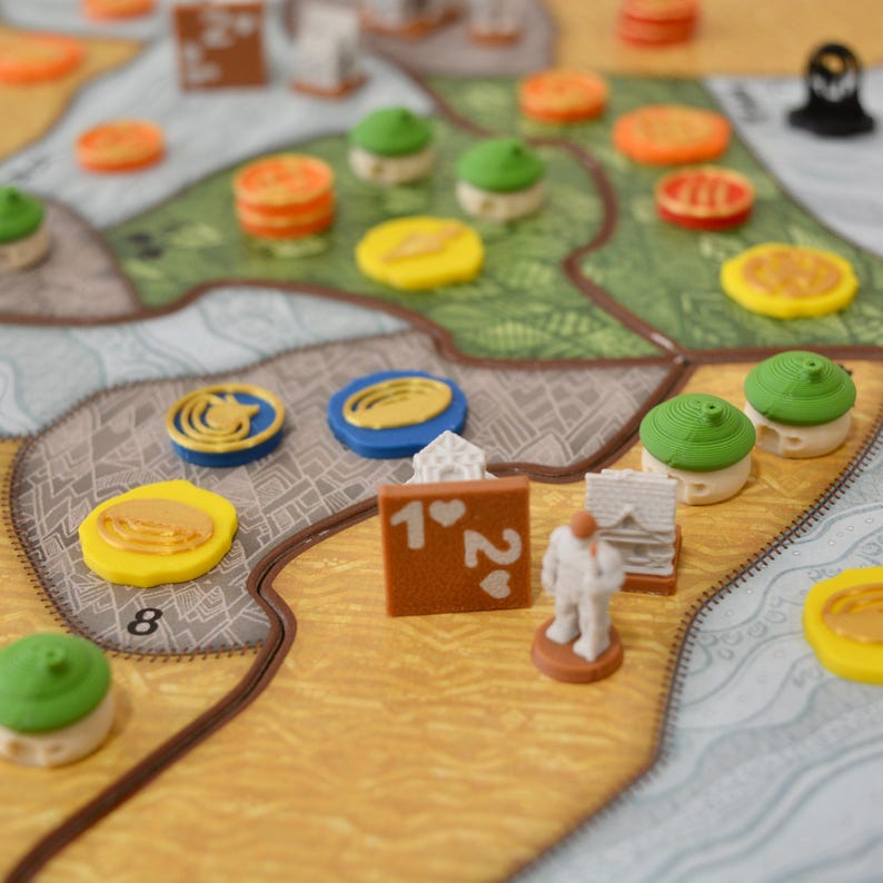 Spirit Island Deluxe Tokens | 320pc Upgrade Kit | 3D Printed Pieces | Compatible All Expansions image 16
