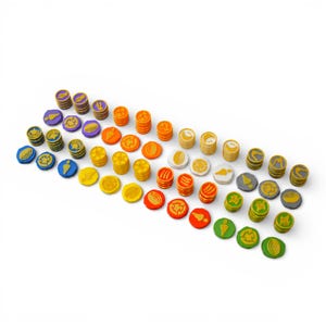 Spirit Island Deluxe Tokens | 320pc Upgrade Kit | 3D Printed Pieces | Compatible All Expansions SPIRIT PRESENCE PACK