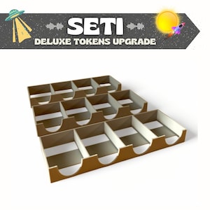 SETI Brettspiel Deluxe Upgrade | 65 Stück | 3D gedruckte Token & Tile Ständer Bild 7
