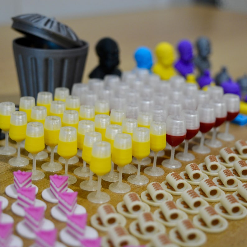 Grand Austria Hotel Deluxe Upgrade | 170 Pieces | Let's Waltz Expansion Tokens | 3D Printed image 7