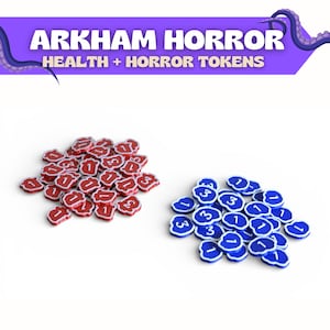Arkham Horror LCG | +200 Deluxe Tokens & Stands Upgrade Kit | 3D ...