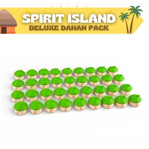 Spirit Island Deluxe Dahan Tokens | 36 Pieces | 3D Printed Upgrade Set