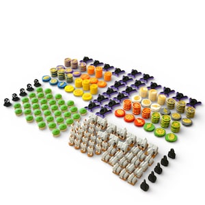 Spirit Island Deluxe Tokens | 320pc Upgrade Kit | 3D Printed Pieces | Compatible All Expansions ALL-IN COLLECTION