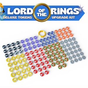Sagan om ringen LCG Deluxe-uppgradering | 135 bitar | 3D-utskrivna resursmarker