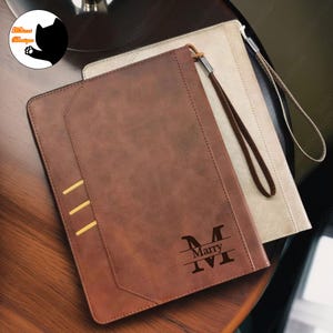 Aangepaste retro lederen esthetische beschermhoes voor Apple iPad Pro 9,7'' 11'' inch 2022 iPad Air 4/5 iPad 7/ 8/9 iPad mini 6 hoesje 2021 iPad-hoes