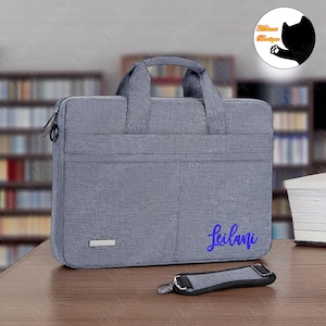 Personalized Name Laptop Bag, Customized Logo or Deisgn Laptop Case, Custom Laptop Sleeve, Computer Travel Bag, Best Father Mother Days Gift