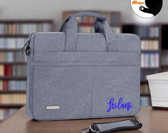 Personalized Name Laptop Bag, Customized Logo or Deisgn Laptop Case, Custom Laptop Sleeve, Computer Travel Bag, Best Father Mother Days Gift
