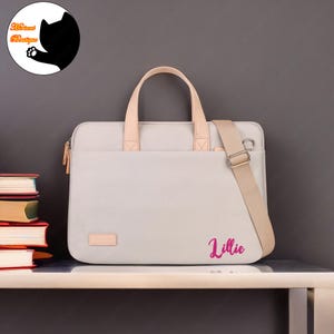 Personalisierte Name Laptop Tasche, Benutzerdefinierte gravierte Logo oder Deisgn Laptop Tasche, Messenger Tasche, Laptop-Aktentasche, Computer Reisetasche, Schultertasche, Geschenk