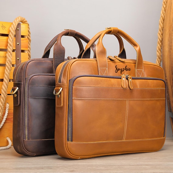 Laptoptasche Leder Laptoptasche Mit Eigenem Namen Laptoptasche