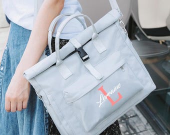 Personalized Laptop Bag, Custom-Named Women's Crossbody Bag, Work Tote, Shoulder Bag, Macbook Pro 16-Inch Large-Capacity Crossbody Bag