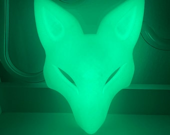 Glow In The Dark Fox Mask