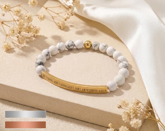 Inspiration Stone Bracelet,Personalized Bible Verse Bracelet,Custom Bracelet,Friendship Bracelets, Christian Gift, Mother's Day Gift.
