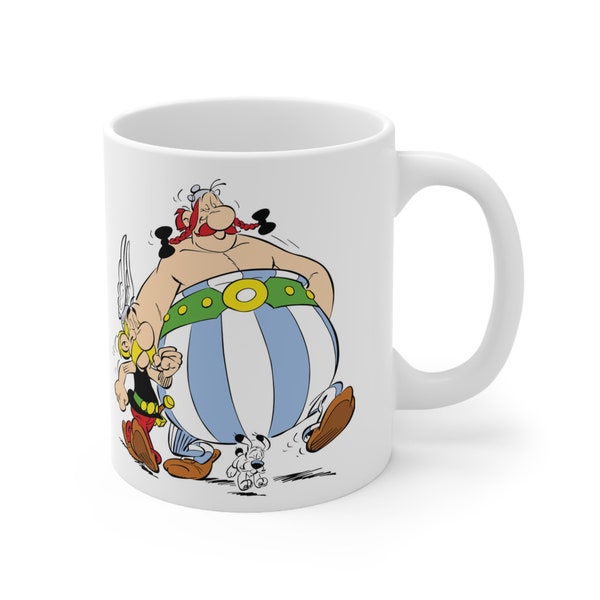 Ceramic - Asterix and Obelix - Cup, 11oz, 15oz