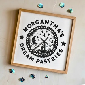 Morgantha&#39;s Dream Pastries Art Print: Curse of Strahd DnD Decor