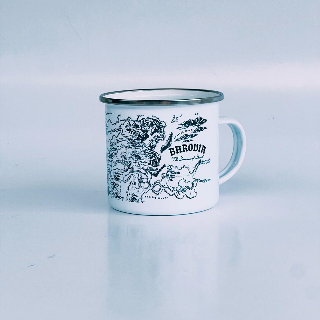 Hand-drawn Barovia Map Mug - Curse of Strahd Dnd Mug - Ravenloft Domain ...