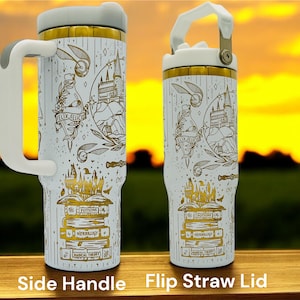 Tumbler inciso Wizarding World da 30 once, mago babbani HP
