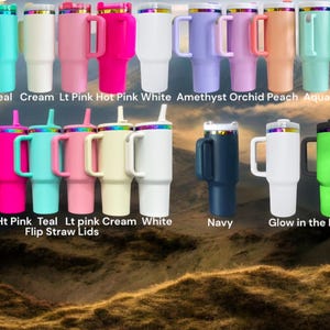 40oz books are magic themed tumbler with Handle. Rainbow engraving options.