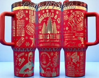 Plik cyfrowy Griswold Christmas Vacation do grawerowania laserowego 40 uncji
