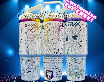 Kpop Demon Hunters 30oz Customizable Laser Engraved Tumbler V2